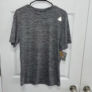NWT Reebok Training‎ Bolt Strike T Shirt Men's Small Gray Athletic